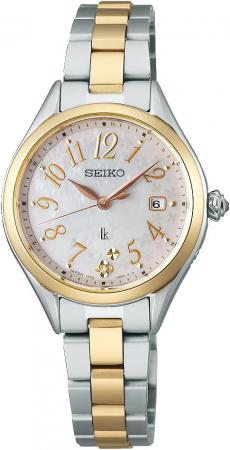 SEIKO LUKIA Grow 2025 SS Main Series SSQW092 Womens Silver + Lady Gold