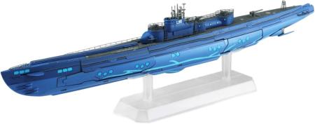 Aoshima Bunka Kyozai (AOSHIMA) 1/350 Scale Ars Nova Submarine Blue Steel I-401, Approximately 260mm, PS Plastic Model