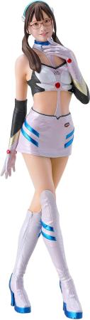 Hasegawa 1/12 Real Figure Collection Evangelion Racing Circuit Mate Yukino Luna/Makinami Mari Illustrious Unpainted Resin Kit SP660 (Person)