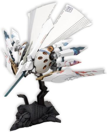 Kotobukiya Ikaruga Hitekkai Silver Chicken (White) 1/144 Scale Plastic Model Kit, Approximately 155mm Long