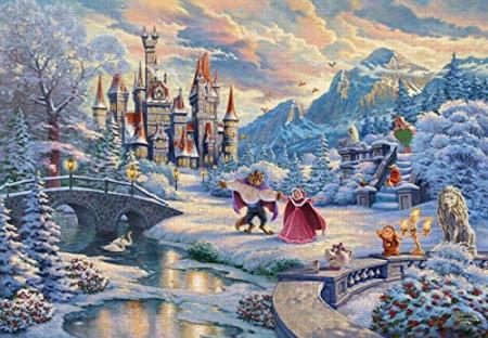Jigsaw Puzzle Beauty and the Beast  s Winter Enchantment 1000 Pieces (51x73.5cm)