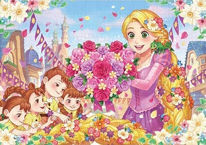 Jigsaw Puzzle Flower Moment (Rapunzel on the Tower) 200 Piece (D-200-906)