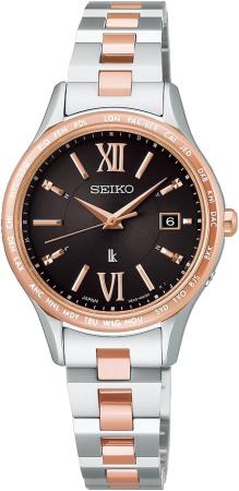 SEIKO LUKIA Watch Essential Collection SSVV090 Women's Pink Gold