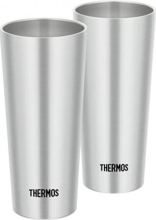 THERMOS Vacuum Insulated Tumbler 400ml Stainless Steel 2 Piece Set JDI-400P S