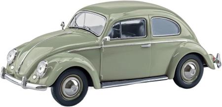 Aoshima Bunka Kyozai (AOSHIMA) 1/32 Scale Rakupla Snap Kit No. 20-RG Volkswagen Beetle (Lead Green) Pre-Colored Plastic Model Kit