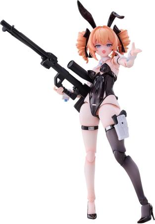 BUNNY RAPID ACTION SQUAD Sniper Leoni (Partially Assembled Plastic Model, 1/12 Scale, Pre-Painted, Complete Action Figure)