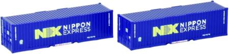 Tomytec TOMIX N gauge private U46A-30000 type container NX Nippon Express Navy 2 pieces Railway model Supplies 3309