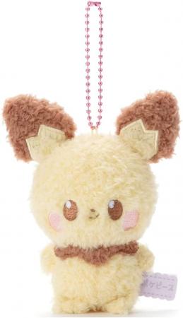 Pokemon Pokepiece Plush Ball Chain Mascot Pichu Height Approx. 12cm