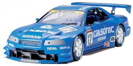 TAMITA 1/24 Sports Car No.219 Calsonic Skyline GT-R R34 Plastic Model 24219