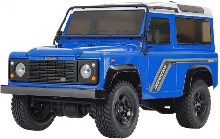 Tamiya 1/10 Electric RC Car Special Project No.178 1/10 RC 1990 Land Rover Defender 90 Painted Light Blue Body (CC-02 Chassis) 47478