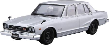 Aoshima Bunka Kyozai (AOSHIMA) The Model Car No. 45 1/24 Nissan PGC10 Skyline 2000GT-R 70 yen Plastic Pre-Colored Plastic Model