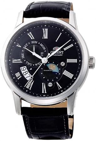 ORIENT watch overseas model SUN  MOON mechanical self-winding watch (with manual winding) RA-AK0010B10B Men's Overseas Model