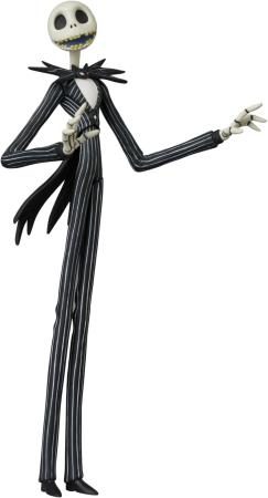 Medicom Toy UDF Ultra Detail Figure No. 836 THE NIGHTMARE BEFORE CHRISTMAS JACK SKELLINGTON, approximately 112mm tall, non-scale, painted, finished figure