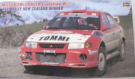 Hasegawa 1/24 Mitsubishi Lancer Evo VI 1999 NZ Rally Winner # CR26