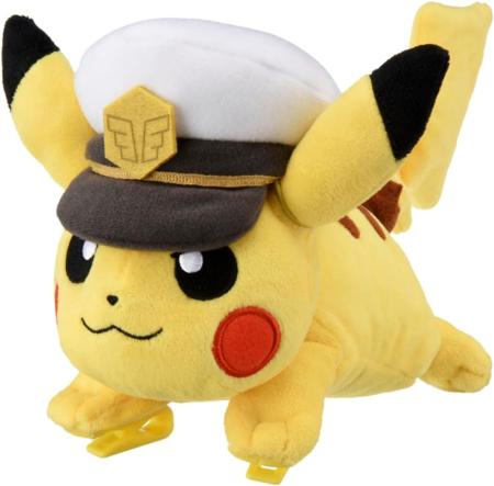 TAKARA TOMY Pocket Monsters Pokemon Plush Toy Captain Pikachu