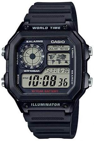 CASIO Wristwatch Standard AE-1200WH-1AJF Men's Black