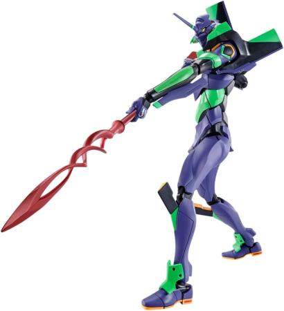 TAMASHII NATIONS ROBOT SPIRITS 3.0+1.0 Thrice Upon a Time: Evangelion Unit-01 + Spear of Cassius (Renewal Color Edition) (Resale Version) Approx. 170mm PVC & ABS Painted Movable Figure