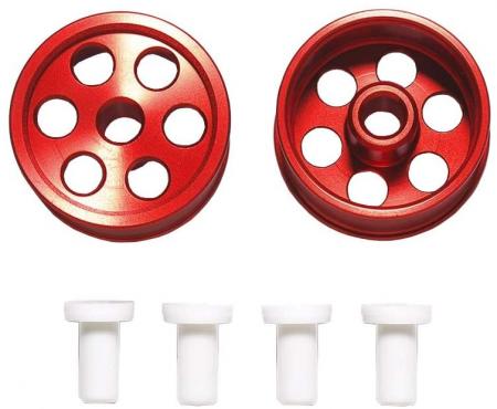 Tamiya Mini 4WD Special Project Product HG Super X / XX Low Height Tire Reversible Aluminum Wheel Red 2pcs 95516