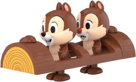 Aoshima Bunka Kyozai Rakupla Tocotoko No.DP-12 Disney Character Chip & Dale Pre-Colored Plastic Model
