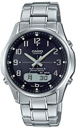 CASIO watch lineage radio wave solar LCW-M100DE-1A3JF men's silver