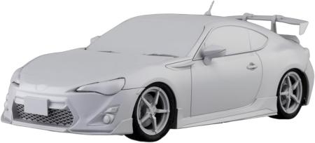 Aoshima Bunka Kyozai Co., Ltd. (AOSHIMA) MF Ghost No.4 Katagiri Natsumu ZN6 TOYOTA86 Volume 14 Seaside Double Lane Specification 1/24 Scale Plastic Model (Automobile)