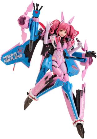 Aoshima Bunka Kyozaisha (AOSHIMA) VFG Macross Delta VF-31A Kairos Makina Nakajima Total height approx. 157mm Pre-colored plastic model MC-13 (Airplane)