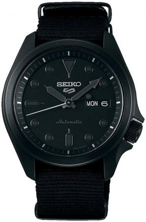 SEIKO 5 SPORTS Automatic Mechanical Mens Seiko Five Sport SRPE69K1 Full Black