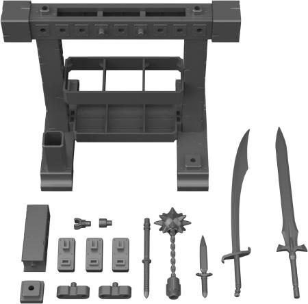 BANDAI SPIRITS 30MF Item Shop 3 (Weapon Options) Pre-Colored Plastic Model