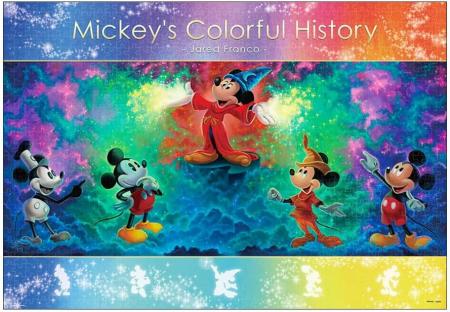 1000 Piece Jigsaw Puzzle Disney Mickeys Colorful History (51 x 73.5 cm)