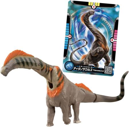 TAKARA TOMY Ania Jurassic World Titanosaurus Animal Dinosaur Toy for ages 3 and up