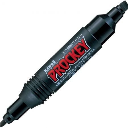 Mitsubishi Pencil Water-based Pen Prockey Twin PM150TR.24 10 Black
