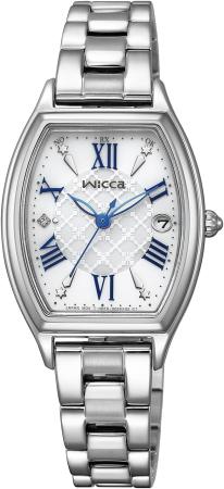 CITIZEN Wicca Tonneau Shape KS4-014-11, Women's Silver/White
