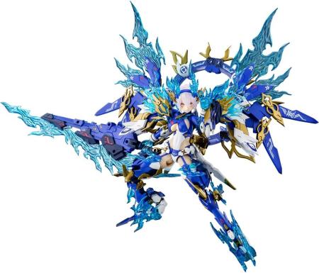 Kotobukiya Megami Device Susanoo Blue Flame 1/1 Scale Plastic Model, Approximately 220mm Tall