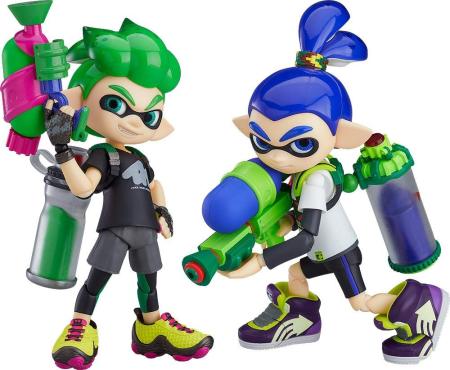 figma Splatoon/Splatoon 2 Boy DX Edition Non-Scale Plastic Painted Movable Figure Resale