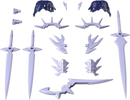 BANDAI SPIRITS 30MF Class Up Armor (River Assassin Slash) Pre-Colored Plastic Model