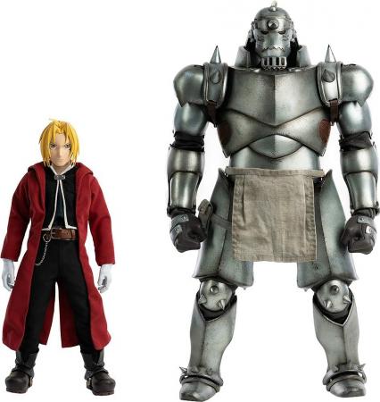 FigZero Fullmetal Alchemist Edward Elric + Alphonse Elric Twin Pack 1/6 Scale ABS & PVC & Magnet & Zinc Alloy Painted Movable Figure Resale