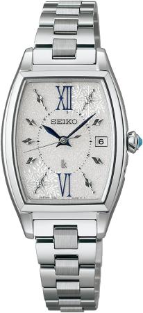 SEIKO LUKIA Watch Grow 2025 Holiday Season Limited Edition Solar Radio-Controlled SSVW239 Women's Silver