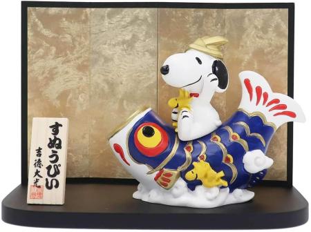 Yoshitoku Snoopy & Woodstock Carp Rider 183050