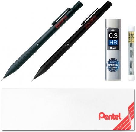 Pentel Mechanical Pencil Smash 0.5mm 0.3mm Gift Box Set AMZ-Q1000ST
