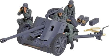 Tamiya 1/35 Military Miniature Series No. 392 German 5cm Pak 38 Anti-Tank Gun Plastic Model 35392 (Cannon)