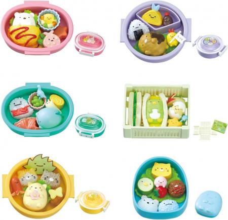 Re-Ment San-X Sumikko Gurashi Manpuku♪ Sumikko Bento 1BOX Approx. H115×W70×D60mm Made of PVC, ABS, PP