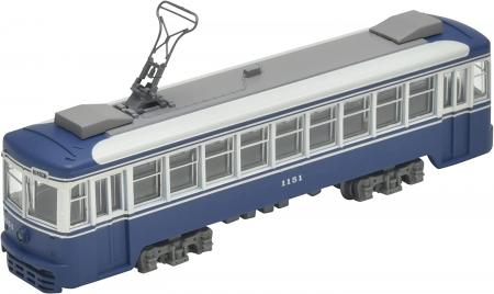 Railway Collection Iron Collection Yokohama Streetcar Type 1150 No. 1151 Two-Tone Color A Diorama Supplies (Manufacturer's First Order Limited Production) 315650