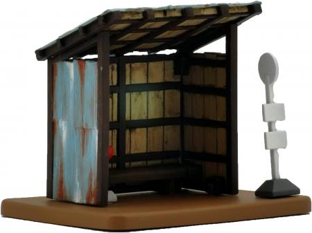 Tomytec Building Collection 80 Scene Accessory 80 Waiting Room B ~ Bus Stop, Nekoya Line ~ Diorama Supplies 318194