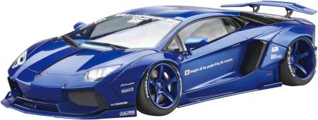 Aoshima Bunka Kyozai (AOSHIMA) 1/24 Liberty Walk No. 18 LB Works Lamborghini Aventador Ver. 2 Plastic Pre-Colored Plastic Model Kit