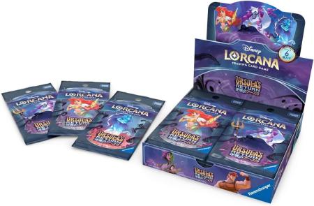 TAKARA TOMY Disney Lorcan Juego de cartas coleccionables Versión japonesa Paquete de refuerzo Ursulas Counterattack BOX
