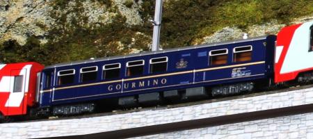 KATO N gauge Alpine blue restaurant car WR3811 GOURMINO 5280 Railway model Passenger car