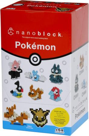 Kawada Nano Block Mini Nano Pokemon Normal Type NBMC_14S BOX Product 1BOX = 6 pieces, 6 types in total