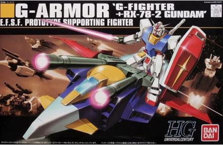 HGUC Mobile Suit Gundam G Armor 1/144 Scale Color Coded Plastic Model