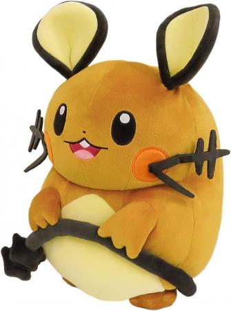 Sangei Boeki Pokemon Potehagu Cushion Dedenne W24.5 x D22 x H36.5cm Plush Goods Pokemon PZ62
