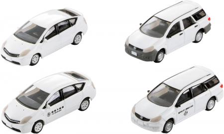 The Car Collection Car Collection Basic Set Selection (Select) Business Car White Diorama Supplies